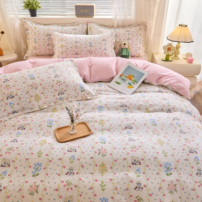 91家纺网 家纺一手货源 找家纺 （总）牧笛缘家纺 2025新款全棉12868四件套