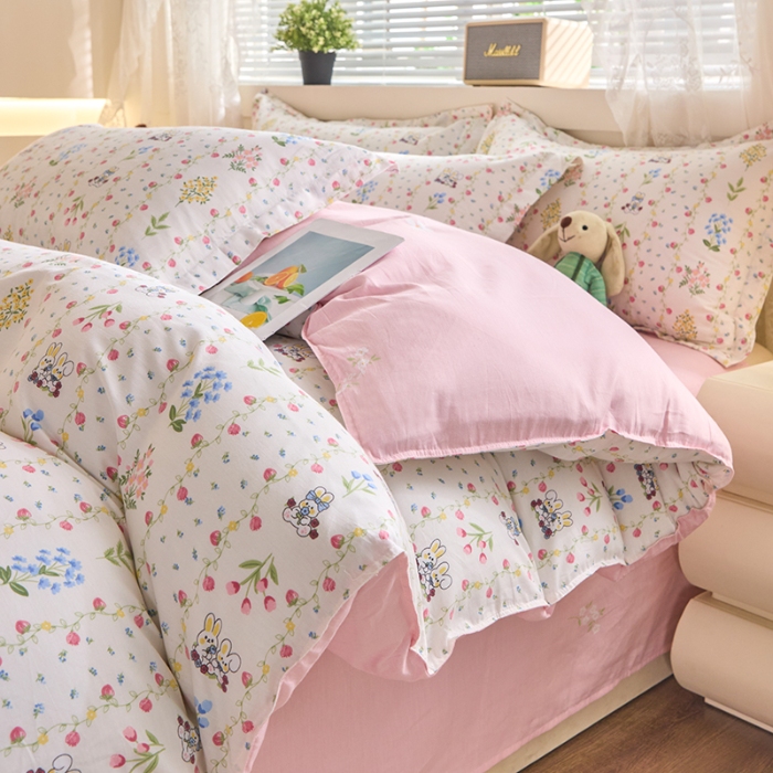 91家纺网 家纺一手货源 找家纺 （总）牧笛缘家纺 2025新款全棉12868四件套