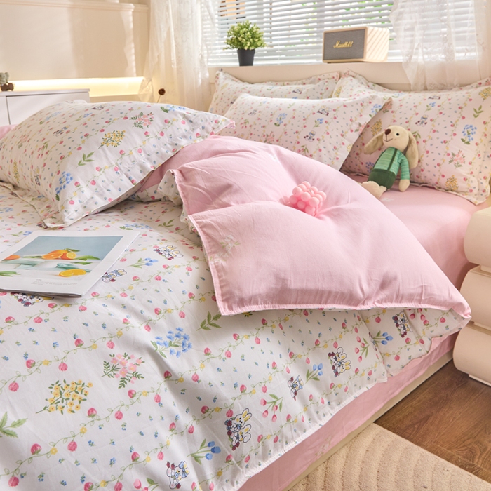 91家纺网 家纺一手货源 找家纺 （总）牧笛缘家纺 2025新款全棉12868四件套