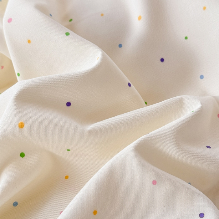 91家纺网 家纺一手货源 找家纺 苏米娜家纺2025春夏新款韩版复古花边A类有氧针织棉双层纱四件套纯棉麻泡泡棉小竺棉四件套法式赫本风水洗棉床盖款四件套 印花奶油波点