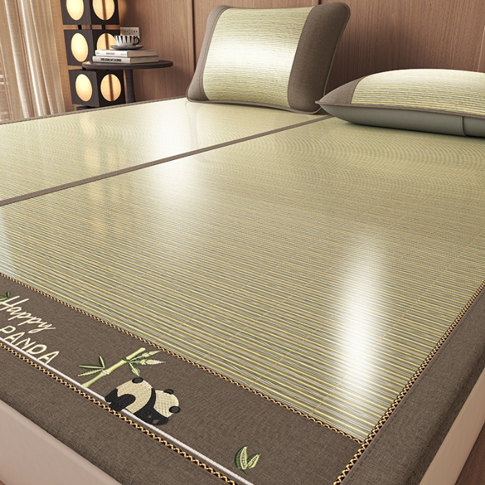 91家纺网 家纺一手货源 找家纺 （总）品乐家纺2025新款双面竹席夏季席子