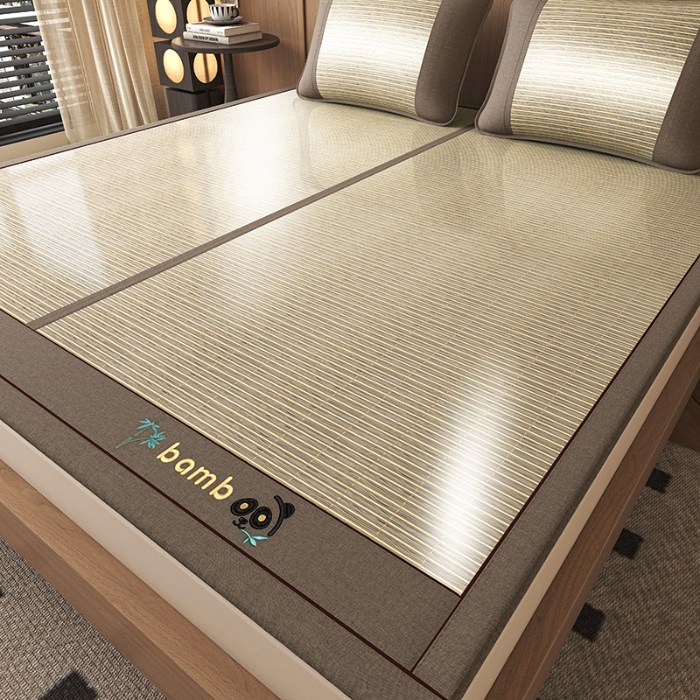 91家纺网 家纺一手货源 找家纺 （总）品乐家纺2025新款双面竹席夏季席子