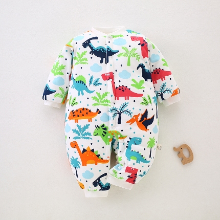 91家纺网 家纺一手货源 找家纺 （总）【惊喜捡漏】婴儿棉服a类秋冬季连体衣夹棉加厚宝宝衣服爬服新生