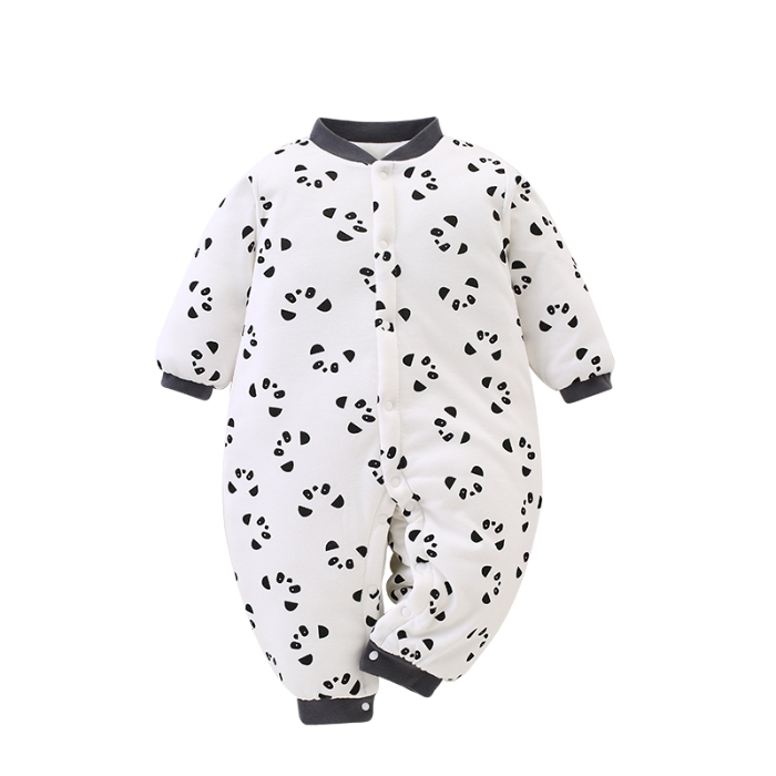 91家纺网 家纺一手货源 找家纺 （总）【惊喜捡漏】婴儿棉服a类秋冬季连体衣夹棉加厚宝宝衣服爬服新生