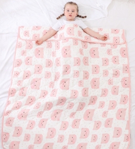 91家纺网 家纺一手货源 找家纺 （总）【惊喜捡漏】恒温竹棉纱布夏被宝宝幼儿园儿童空调被夏季薄被子