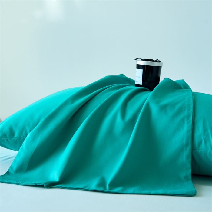 91家纺网 家纺一手货源 找家纺 （总）兰紫橙家纺 2025新款全棉13372纯色枕套