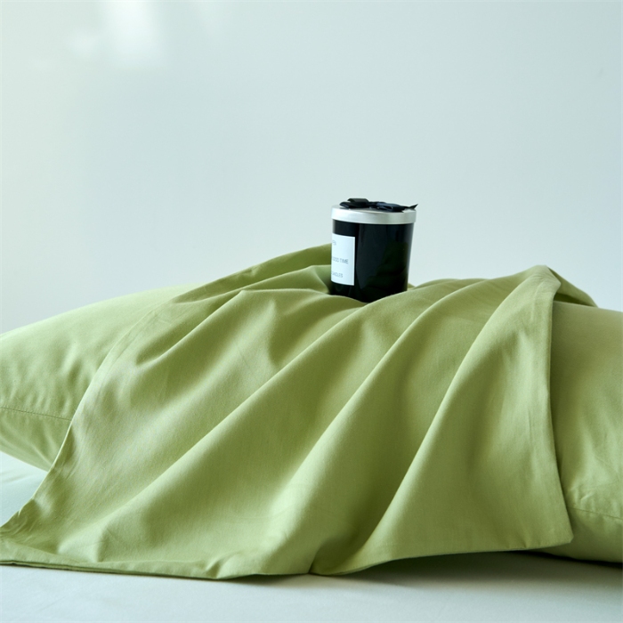 91家纺网 家纺一手货源 找家纺 （总）兰紫橙家纺 2025新款全棉13372纯色枕套