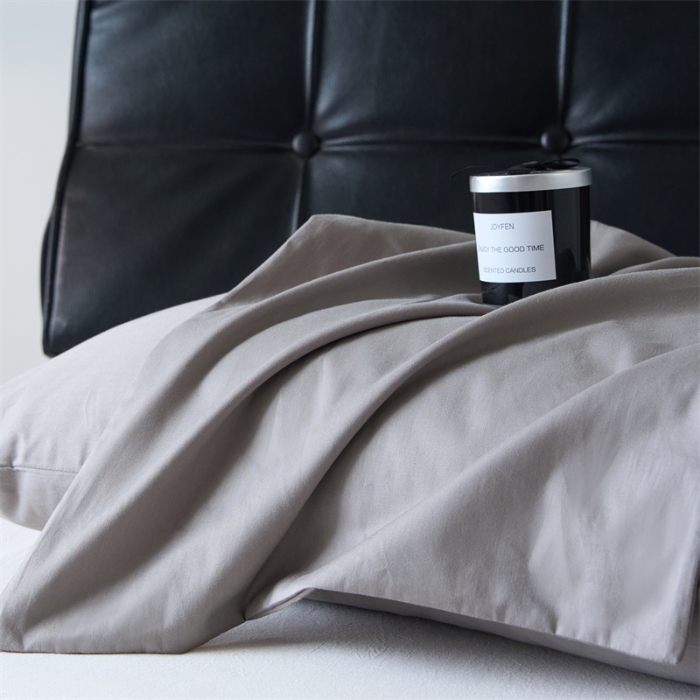 91家纺网 家纺一手货源 找家纺 （总）兰紫橙家纺 2025新款全棉13372纯色枕套