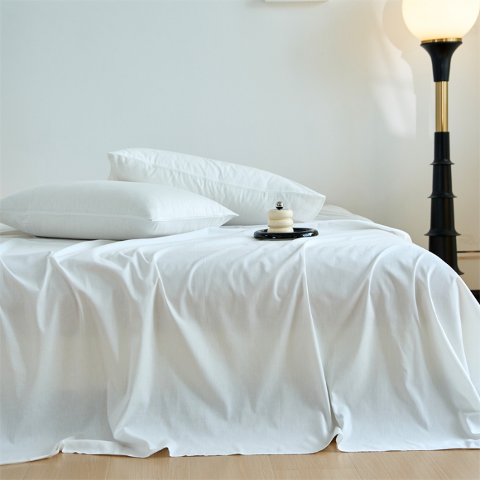 91家纺网 家纺一手货源 找家纺 （总）兰紫橙家纺 2025新款全棉13372纯色单床单