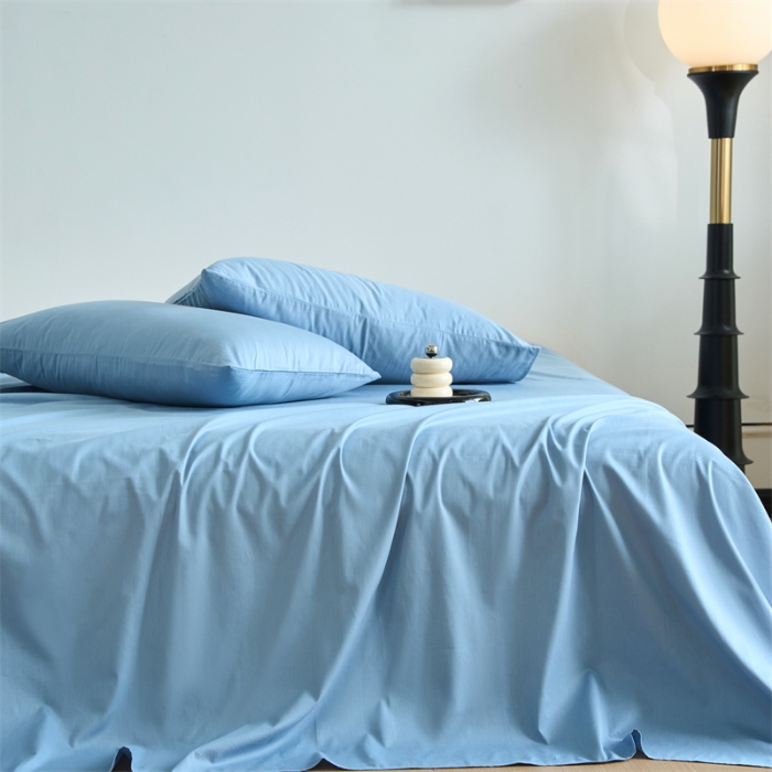 91家纺网 家纺一手货源 找家纺 （总）兰紫橙家纺 2025新款全棉13372纯色单床单