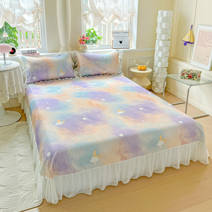 91家纺网 家纺一手货源 找家纺 （总）创爱家纺 2025新款豆豆软席夏被四件套