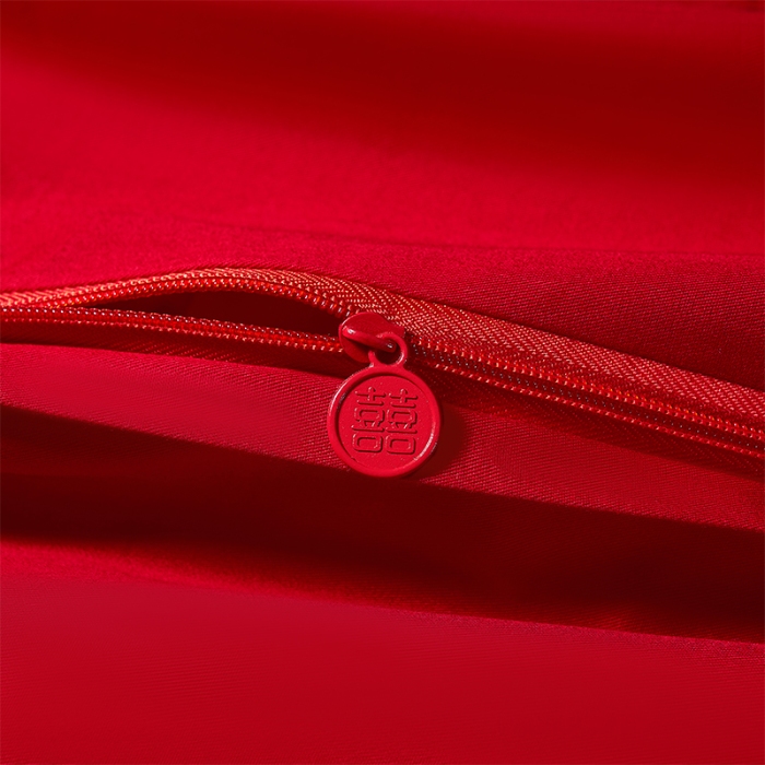 91家纺网 家纺一手货源 找家纺 博之洋婚庆 2025新款全棉长绒棉刺绣新中式婚庆系列多件套 牵手一生