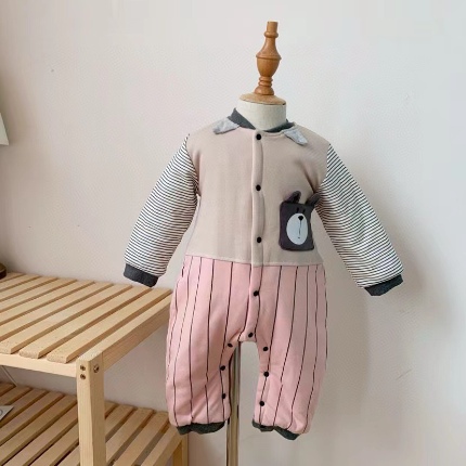 （總）【驚喜撿漏】寶寶衣服秋冬加厚a類純棉嬰幼兒衣服保暖連體衣