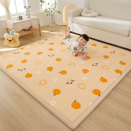 91家纺网 家纺一手货源 找家纺 （总）玉清坊卡通牛奶绒榻榻米床垫地垫多功能垫子可定制任意尺寸