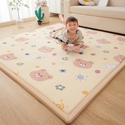 91家纺网 家纺一手货源 找家纺 （总）玉清坊卡通牛奶绒榻榻米床垫地垫多功能垫子可定制任意尺寸