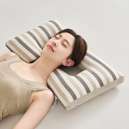 91家纺网 家纺一手货源 找家纺 （总）乐可 2025新款水洗棉护耳枕枕头枕芯