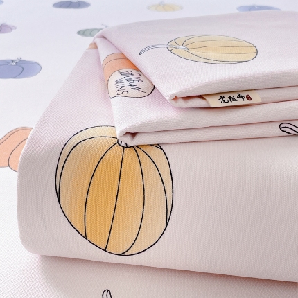 91家纺网 家纺一手货源 找家纺 （总）2025新款原棉老粗布三件套简约印花格子款夏凉被单枕套