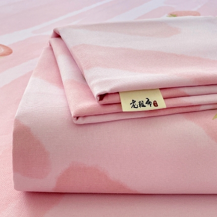 91家纺网 家纺一手货源 找家纺 （总）2025新款原棉老粗布三件套简约印花格子款夏凉被单枕套