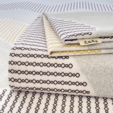 91家纺网 家纺一手货源 找家纺 （总）2025新款原棉老粗布三件套简约印花格子款夏凉被单枕套