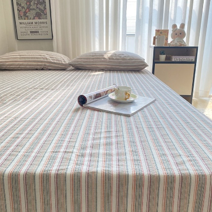 （总）艾咪 2025新款全棉纯棉色织水洗棉床单被套枕套单品系列