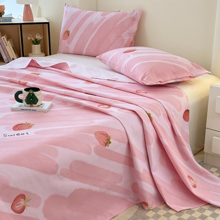 91家纺网 家纺一手货源 找家纺 （总）2025新款夏季老粗布空调凉被加厚亲肤原棉床上用品