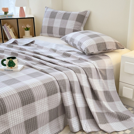 91家纺网 家纺一手货源 找家纺 （总）2025新款夏季老粗布空调凉被加厚亲肤原棉床上用品