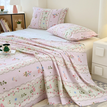 91家纺网 家纺一手货源 找家纺 （总）2025新款夏季老粗布空调凉被加厚亲肤原棉床上用品