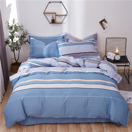 91家纺网 家纺一手货源 找家纺 （总）约素家纺 2025新款12868全棉床笠系列四件套