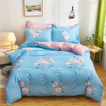 91家纺网 家纺一手货源 找家纺 （总）约素家纺 2025新款12868全棉床笠系列四件套