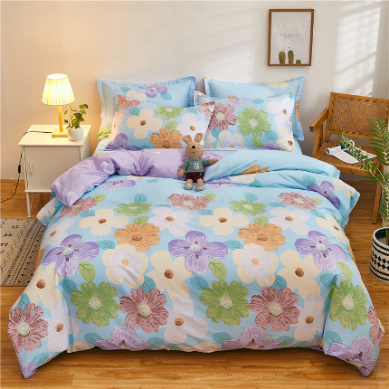 91家纺网 家纺一手货源 找家纺 （总）约素家纺 2025新款12868全棉床笠系列四件套