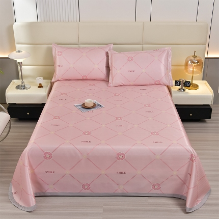 91家纺网 家纺一手货源 找家纺 （总）星窝家纺 2025新款直播电商优选可机洗斜纹提花冰丝凉席三件套