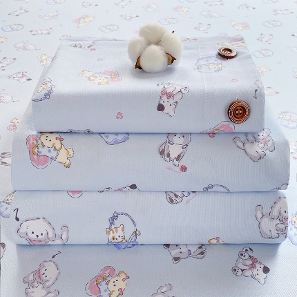 91家纺网 家纺一手货源 找家纺 （总）纽扣款原棉老粗布三件套2025新夏季空调卧室凉被单四季通用床品套件