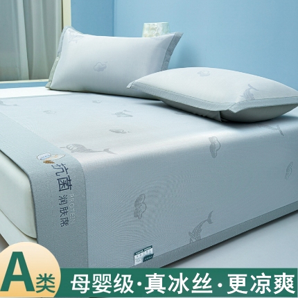 91家纺网 家纺一手货源 找家纺 （总）2025新款A类净味抗菌润肤席加厚藤席冰丝席凉感席直播爆款