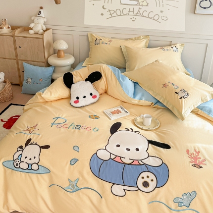 91家纺网 家纺一手货源 找家纺 梵星摄影  卡通刺绣套件拍摄赏析