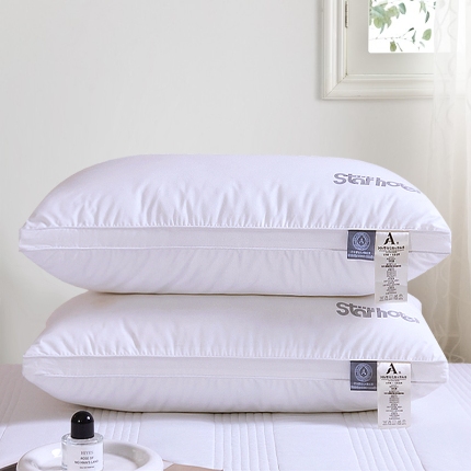 91家纺网 家纺一手货源 找家纺 蝴桐家纺 全棉羽丝绒枕 高端酒店枕心 星级酒店枕 全棉枕头 中高枕 