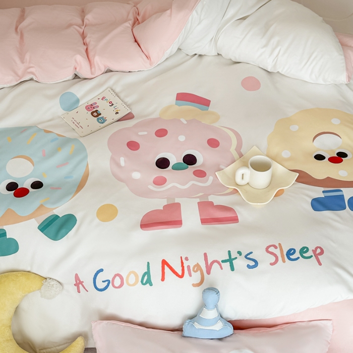 91家纺网 家纺一手货源 找家纺 梵星摄影  卡通印花套件拍摄样片