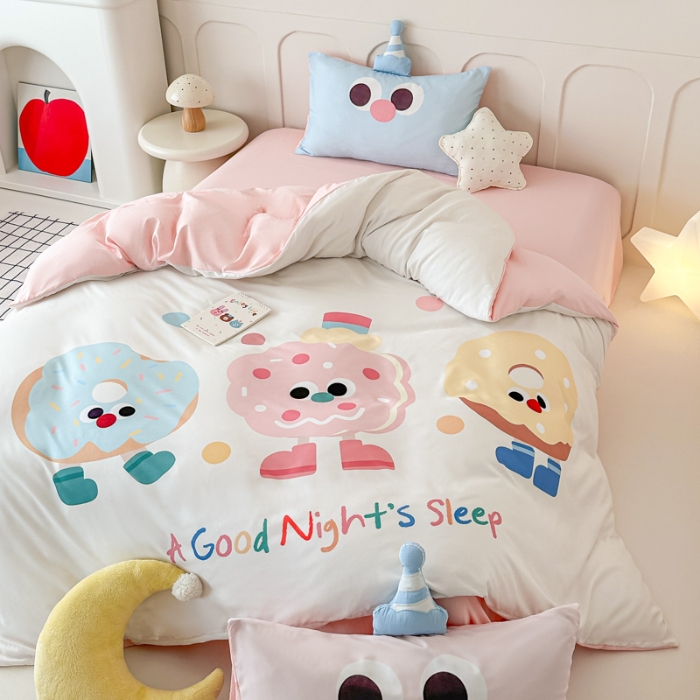 91家纺网 家纺一手货源 找家纺 梵星摄影  卡通印花套件拍摄样片