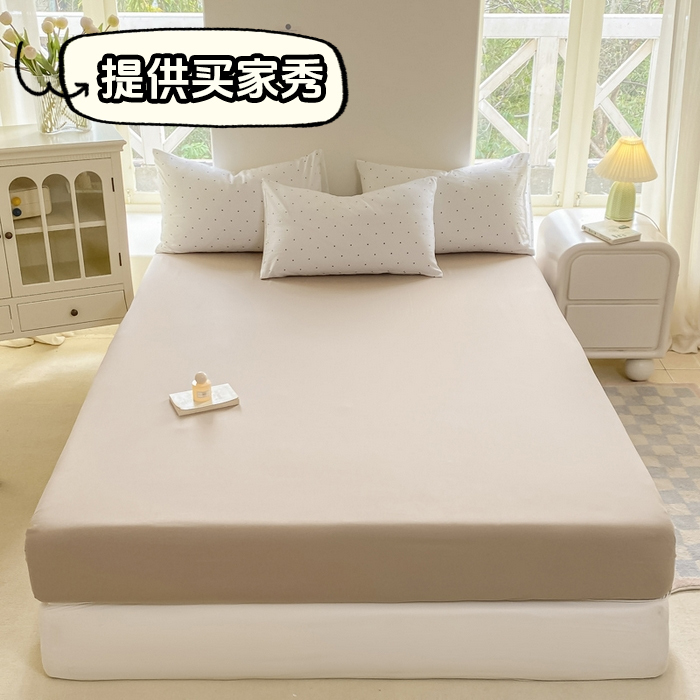 91家纺网 家纺一手货源 找家纺 （总）2025云感皱皱棉单品水洗棉单床笠被套罩床垫套 床笠