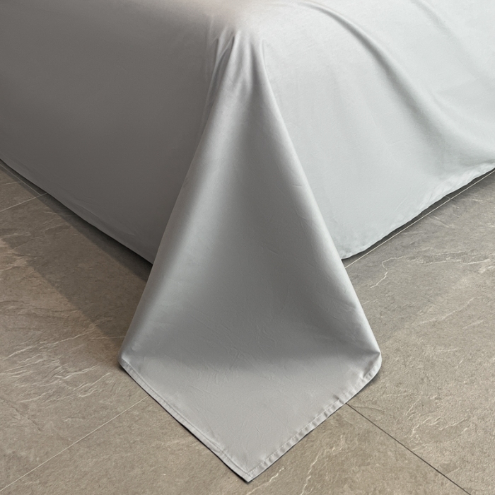 91家纺网 家纺一手货源 找家纺 （总）（控价）2025新款 专版花型 高克重A类 全棉长绒棉精工刺绣四件套-梅琳娜