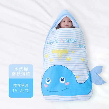 91家纺网 家纺一手货源 找家纺 （总）新生婴儿抱被纯棉春秋冬初生包被防惊跳产房纯棉襁褓婴儿多功能睡