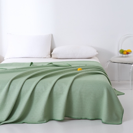 91家纺网 家纺一手货源 找家纺 （总）2025新款华夫格夏被双面凉感冰丝多功能双面用夏凉被