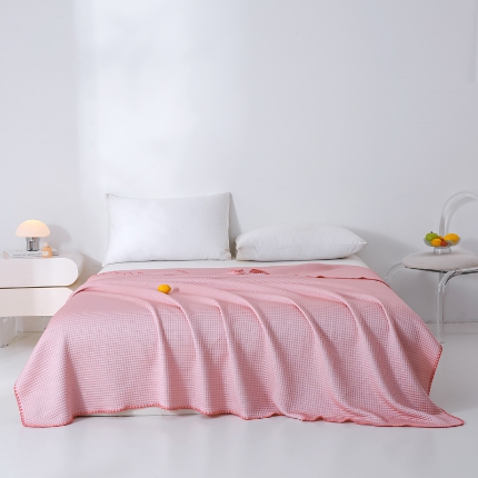 91家纺网 家纺一手货源 找家纺 （总）2025新款华夫格夏被双面凉感冰丝多功能双面用夏凉被