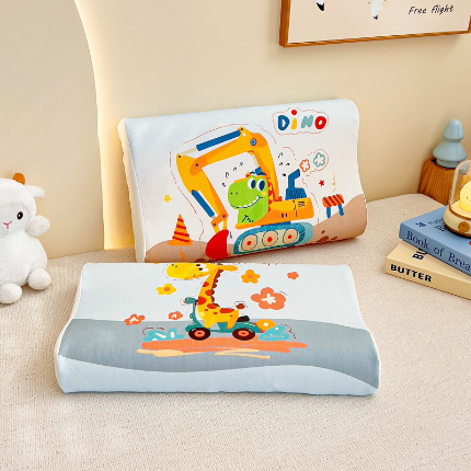 91家纺网 家纺一手货源 找家纺 （总）梵赫 2025新款全棉A类儿童针织棉记忆枕（可拆卸）