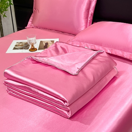 91家纺网 家纺一手货源 找家纺 （总）经年 2025夏季新款丝绸真丝手感水洗真丝天丝夏被夏凉被空调被四件套