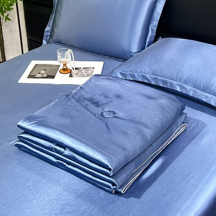 91家纺网 家纺一手货源 找家纺 （总）经年 2025夏季新款丝绸真丝手感水洗真丝天丝夏被夏凉被空调被四件套