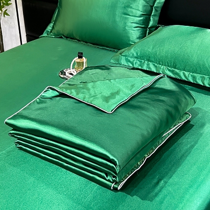 91家纺网 家纺一手货源 找家纺 （总）经年 2025夏季新款丝绸真丝手感水洗真丝天丝夏被夏凉被空调被四件套