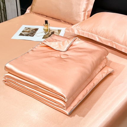 91家纺网 家纺一手货源 找家纺 （总）经年 2025夏季新款丝绸真丝手感水洗真丝天丝夏被夏凉被空调被四件套