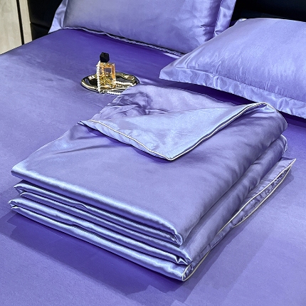 91家纺网 家纺一手货源 找家纺 （总）经年 2025夏季新款丝绸真丝手感水洗真丝天丝夏被夏凉被空调被四件套