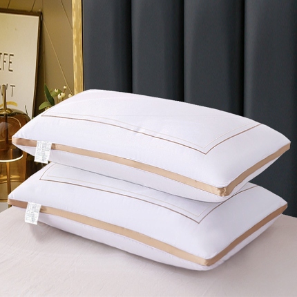 91家纺网 家纺一手货源 找家纺 （总）兴丝露枕芯 全棉羽丝绒枕芯 羽丝枕 全棉枕芯 酒店枕 立体枕 中高枕 成人枕头