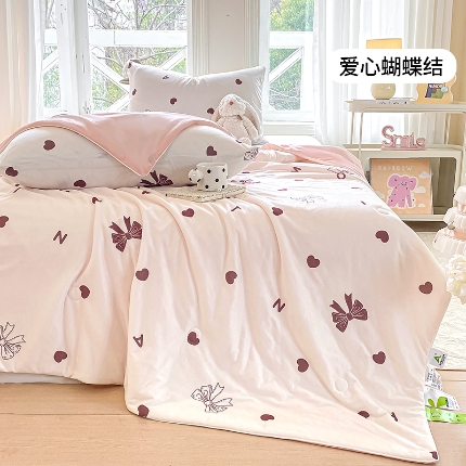 91家纺网 家纺一手货源 找家纺 （总）2025年新款冷暖双感被大豆纤维填充3D数码凉感针织棉夏被空调被夏凉被 夏被 